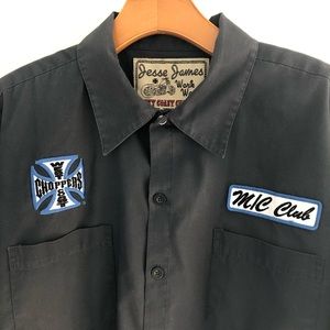 West Coast Choppers Jesse James Workwear Shirt- L